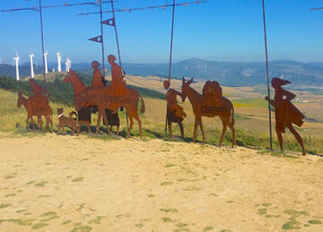 Sentiero del cammino di Santiago de Compostela